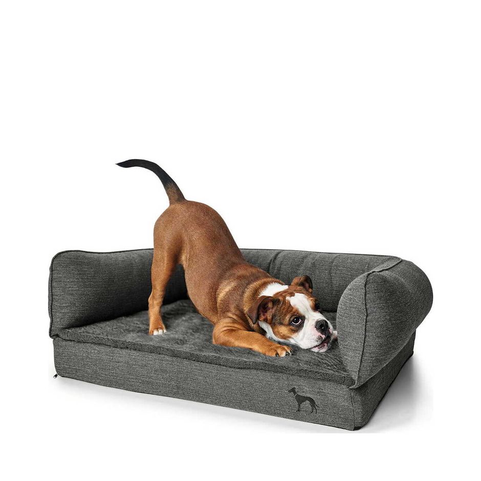 Kaufen Sie Hunter Livingston Orthopdisches Hundebett Grau | Tinybuddy