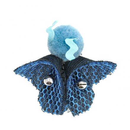 Nettan Katzenspielzeug Blauer Schmetterling
