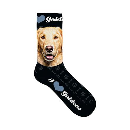 Socken mit Hundemotiv Golden Retriever